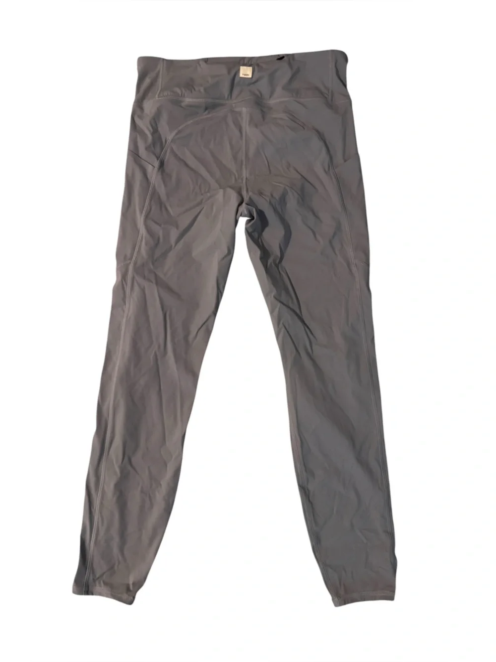 Vuori Stride Legging Women's Size Large Gray Side Leg Pockets 7/8 Length VW429 - Picture 2 of 9